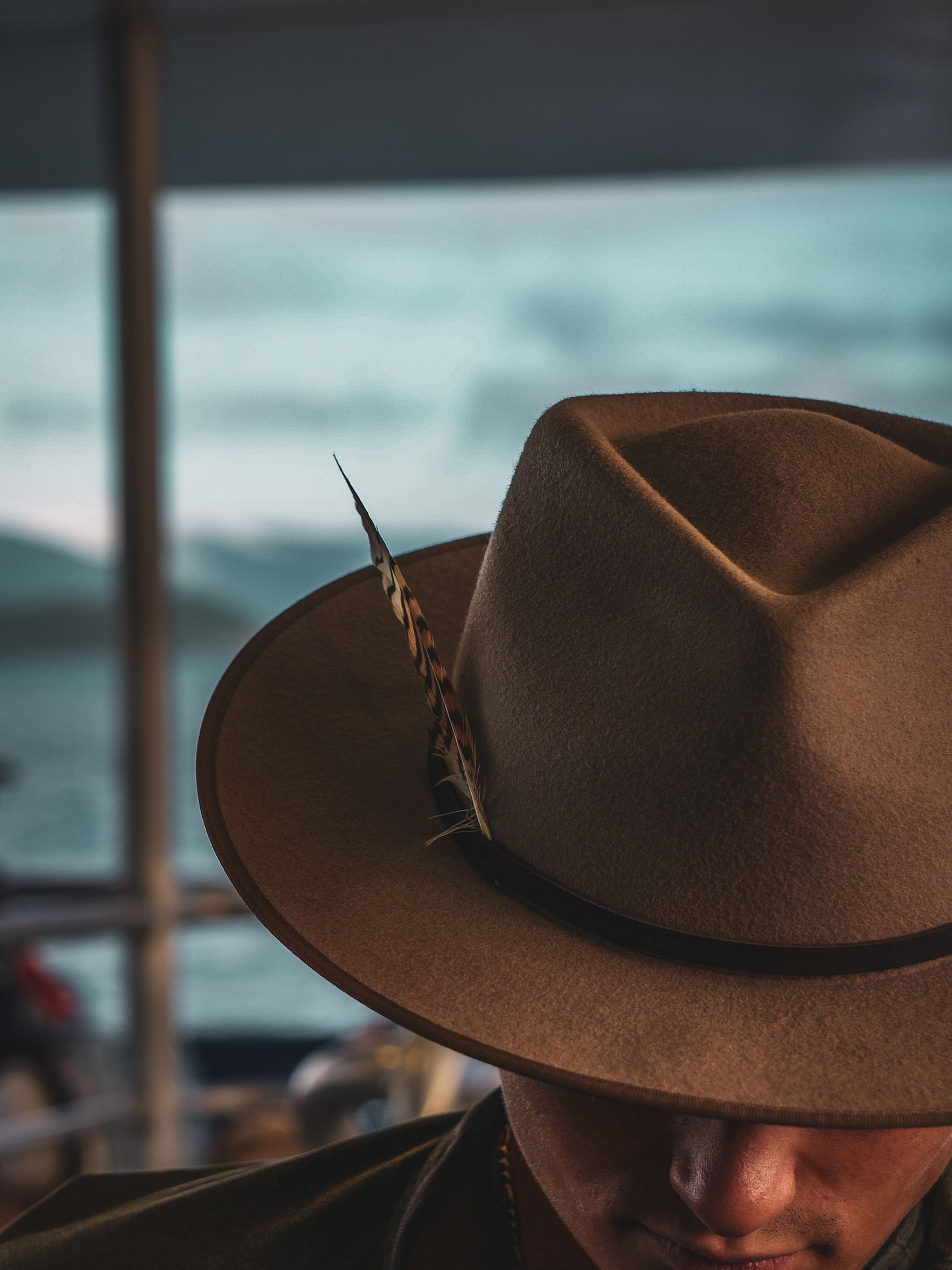 American Hat Co felt cowboy hat